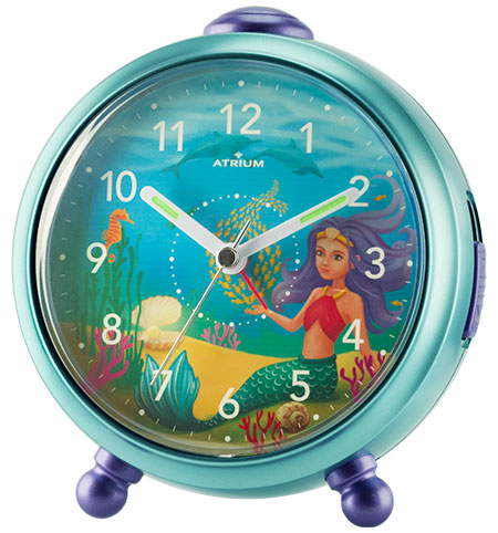 Sveglia Atrium Per Bambini A921-5 – Blu E Arancione – Luci LED E Funzione Snooze